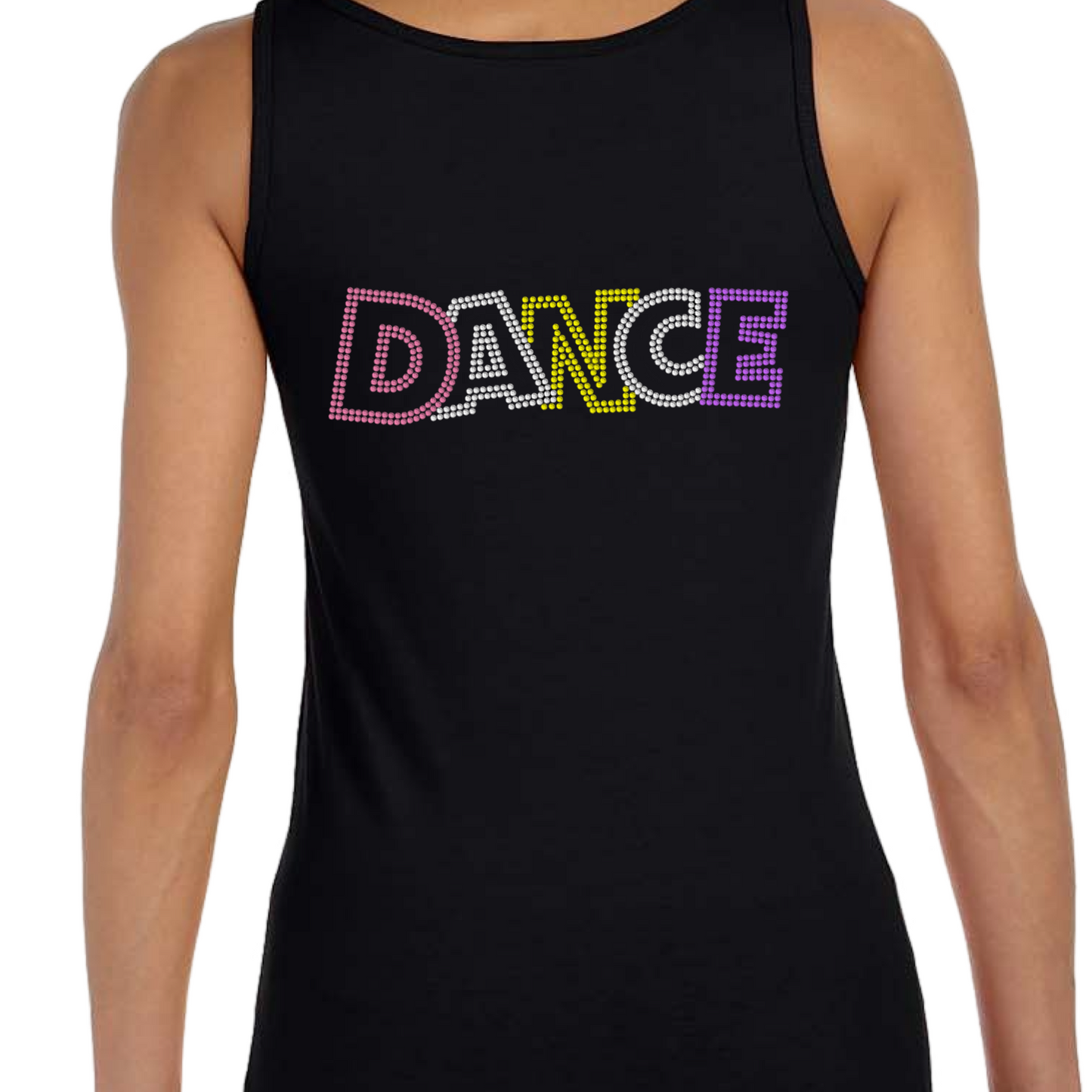 Dance Outline Women’s Softstyle Fitted Tank