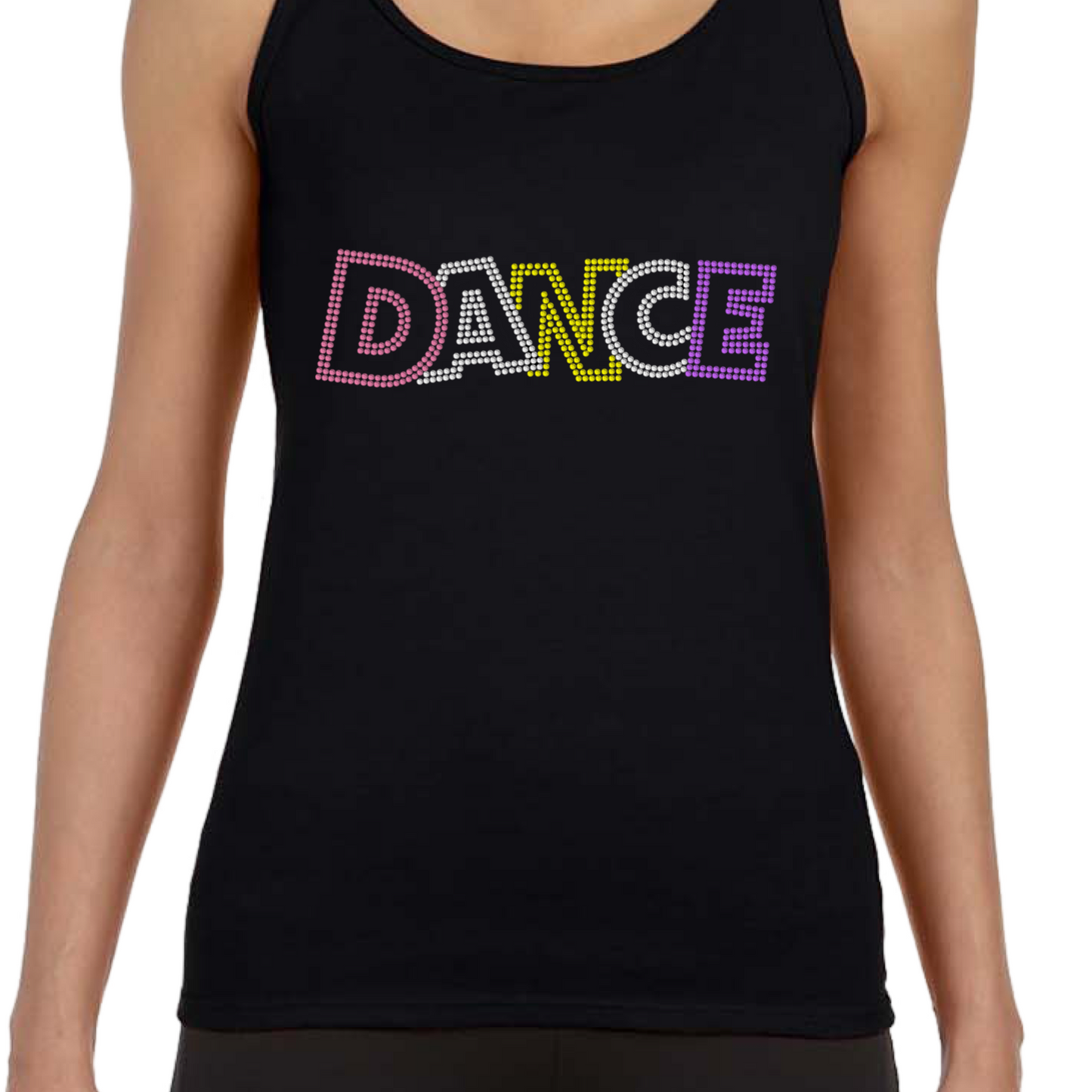 Dance Outline Women’s Softstyle Fitted Tank