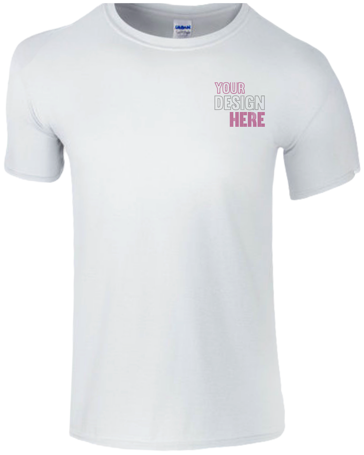 Fully Customizable Rhinestone Unisex T-Shirt