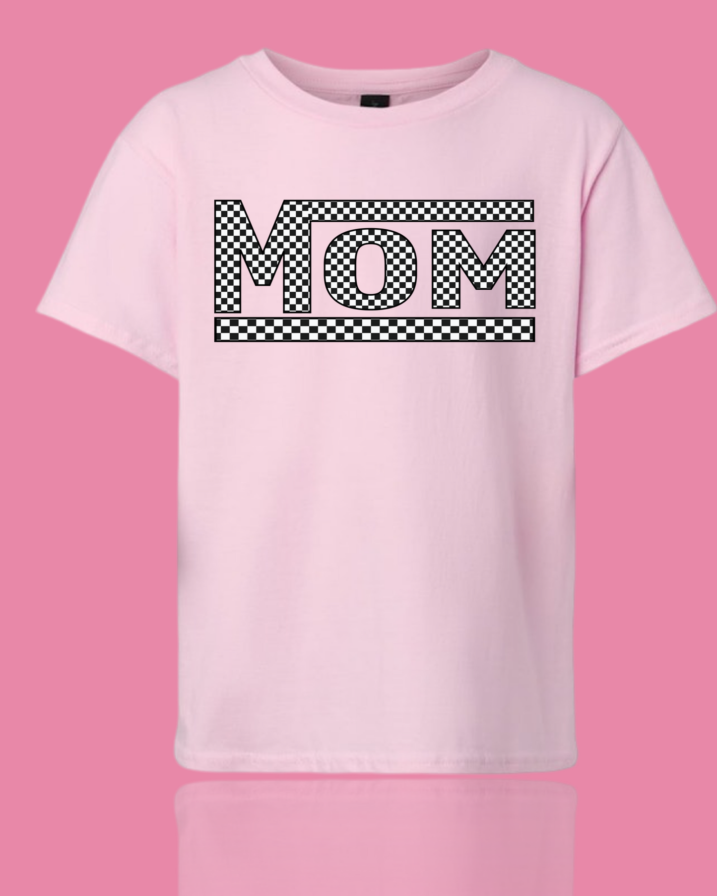 Mom Checkered T-Shirt