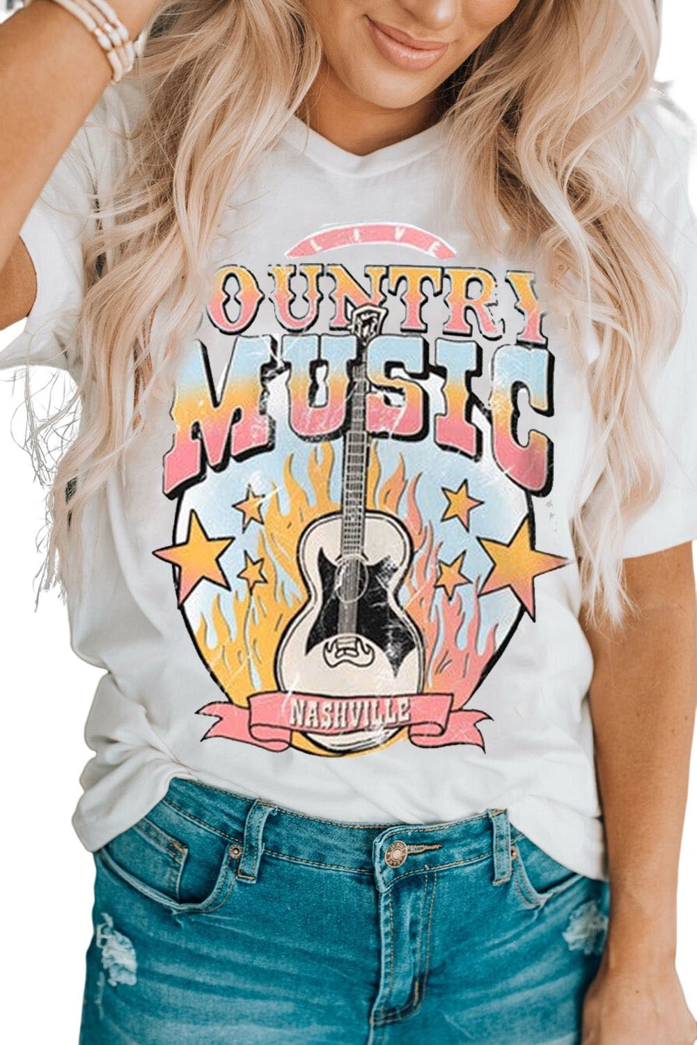 Country Music Nashville Graphic T-Shirt