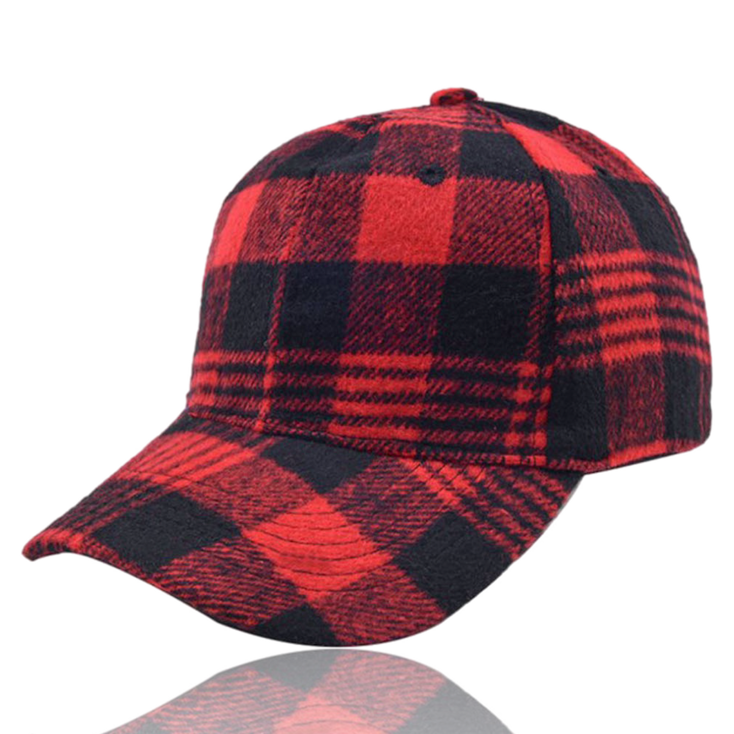Plaid Adjustable Baseball Cap