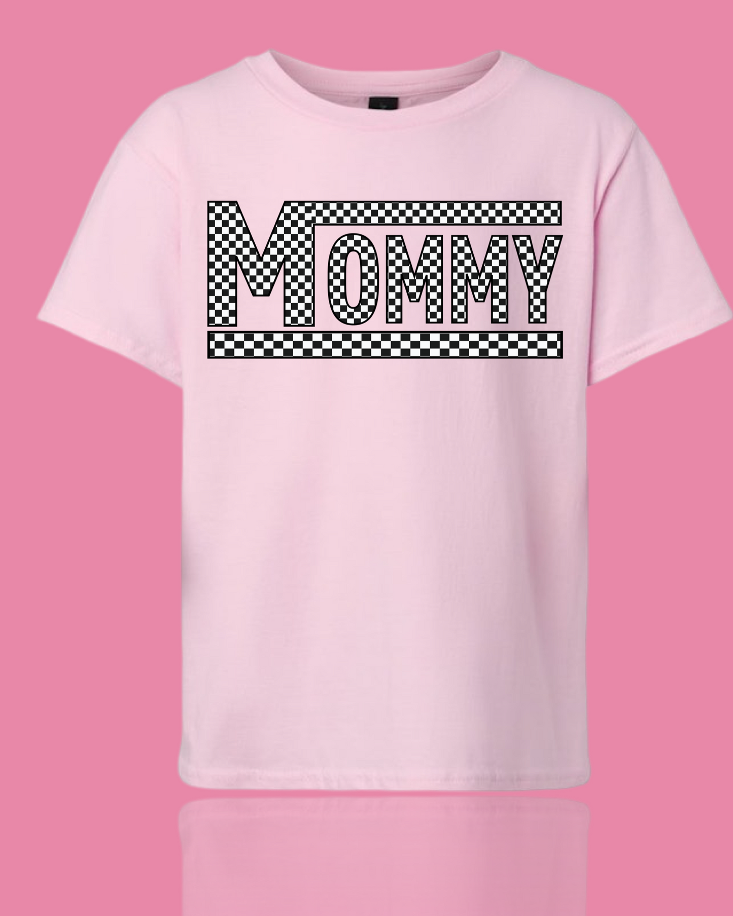 Mommy Checkered T-Shirt