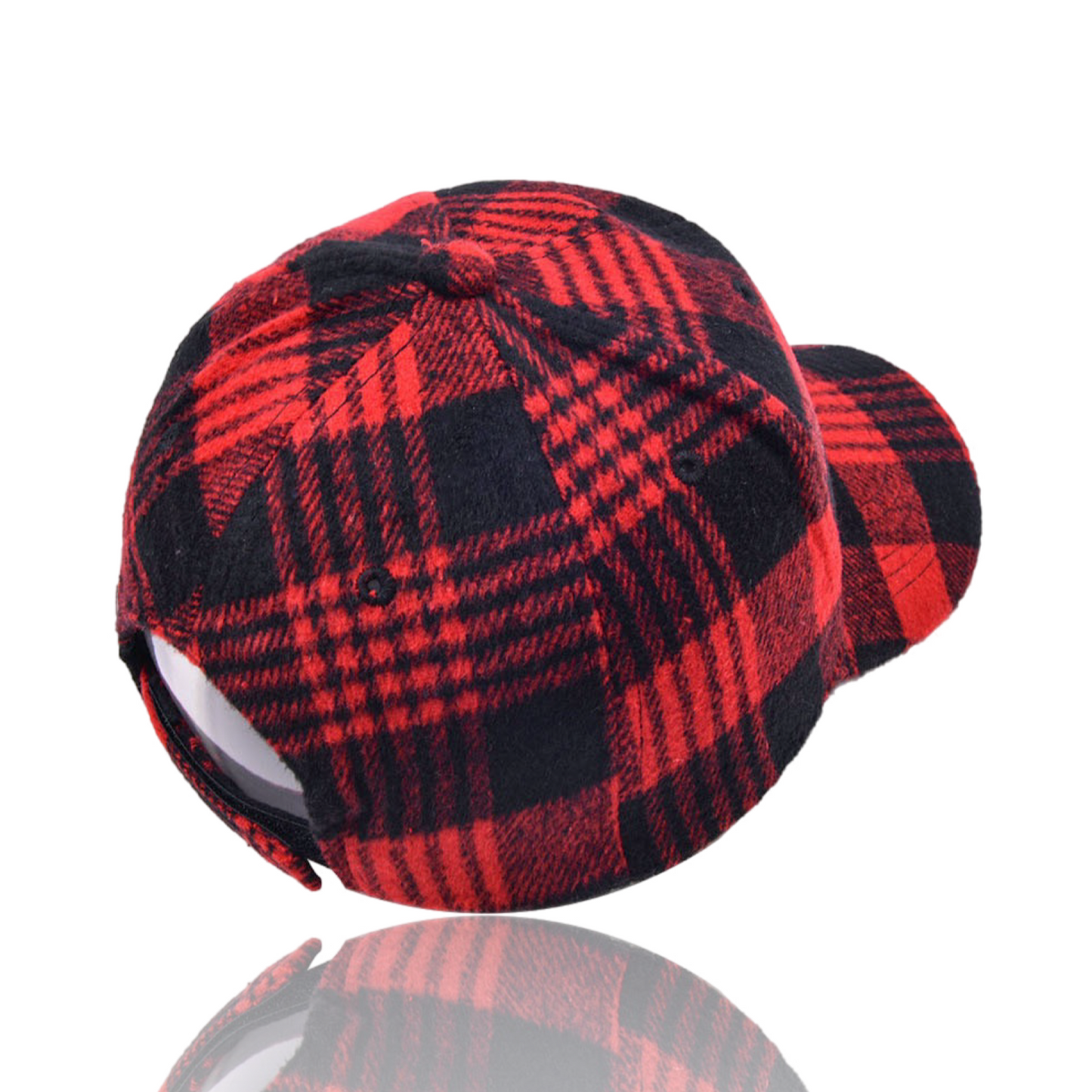 Plaid Adjustable Baseball Cap