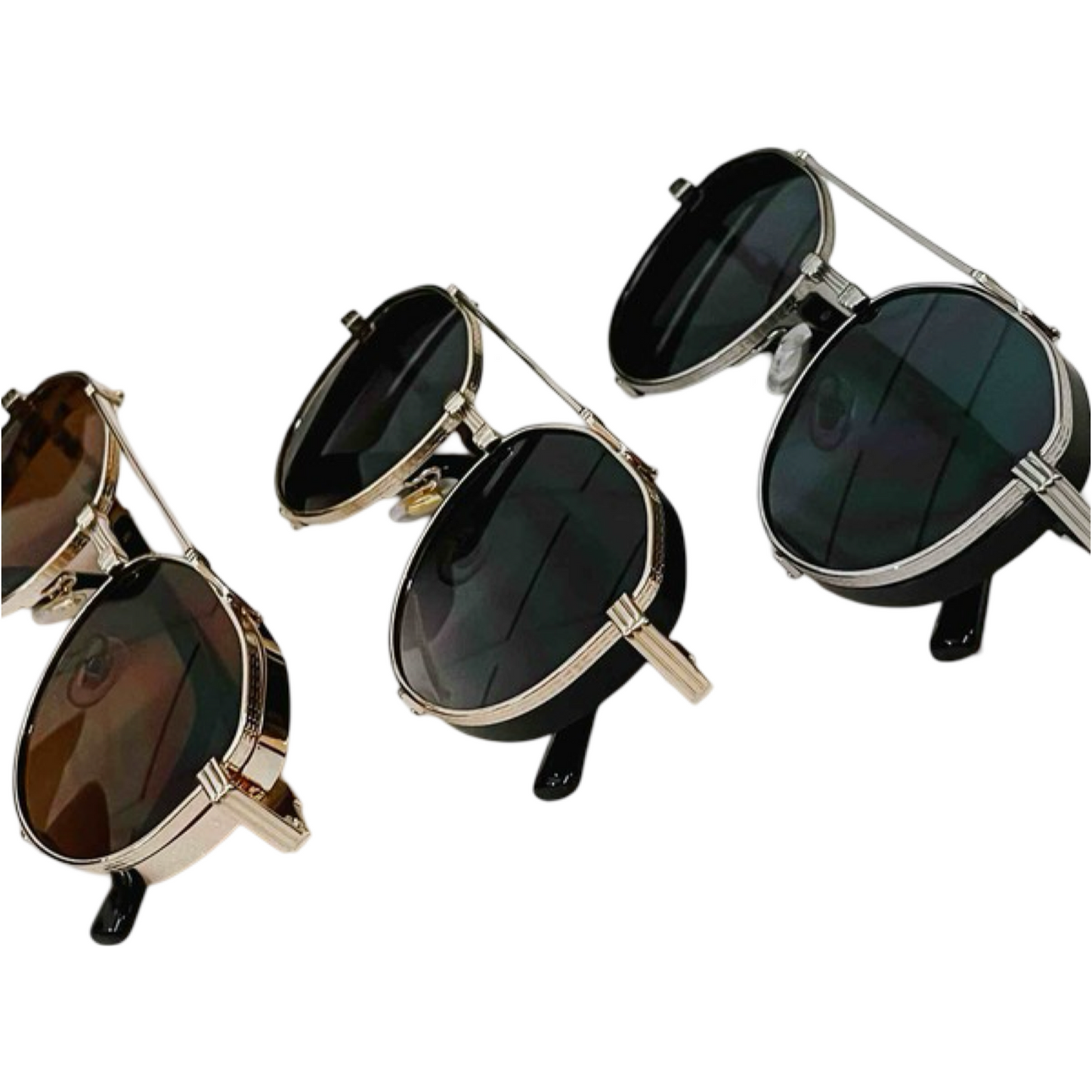 Pretty Simple Gemma Retro Aviator Sunglasses