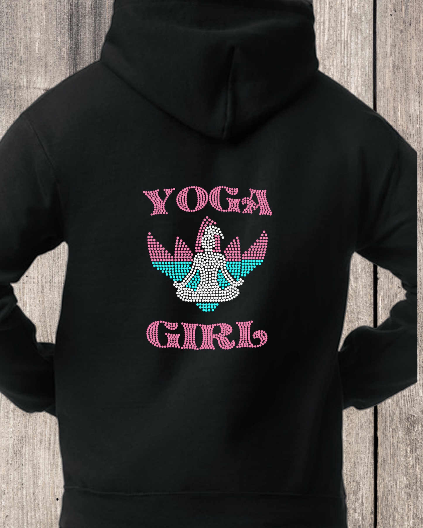 Yoga Girl - 3 Color Rhinestone Design