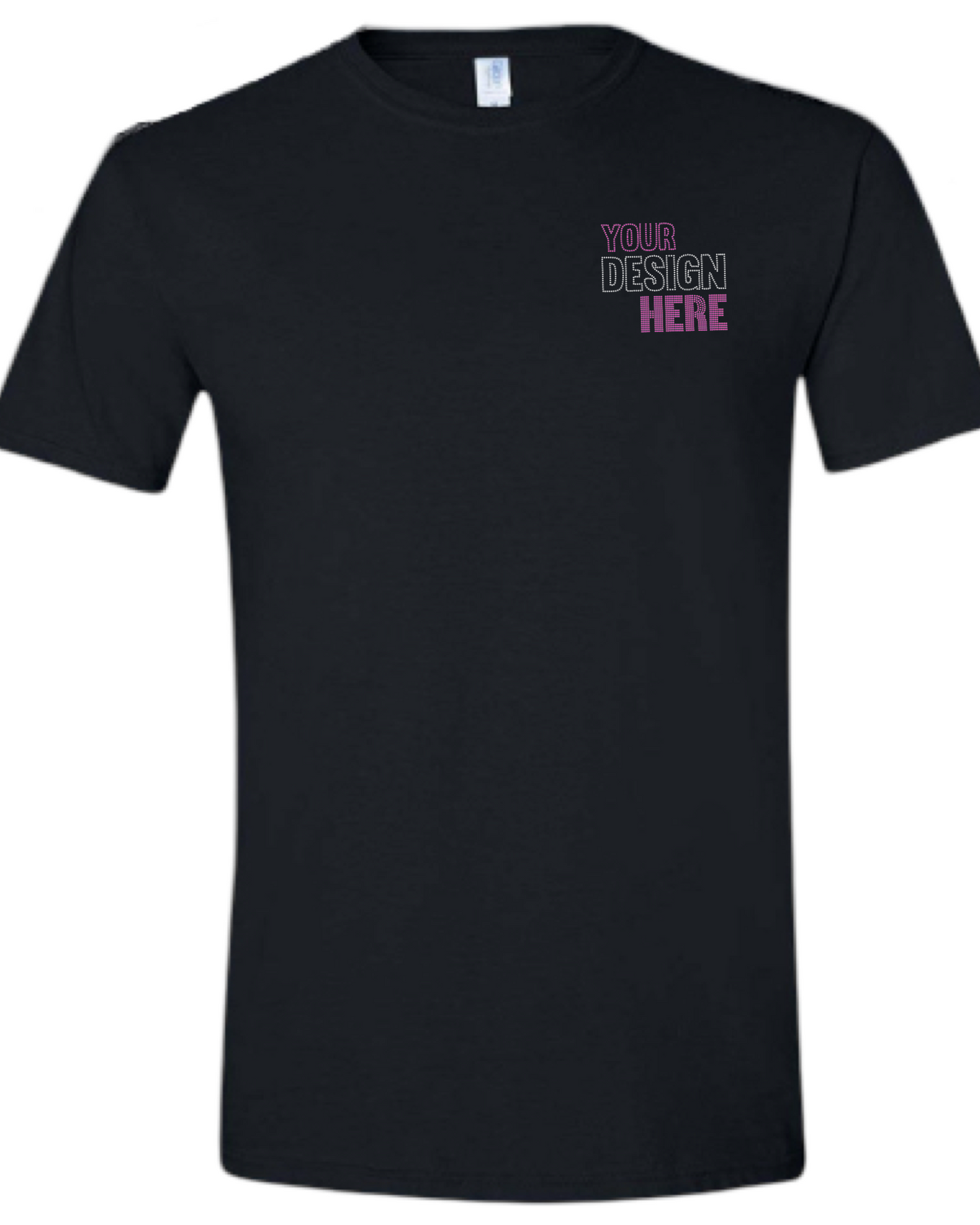 Fully Customizable Rhinestone Unisex T-Shirt