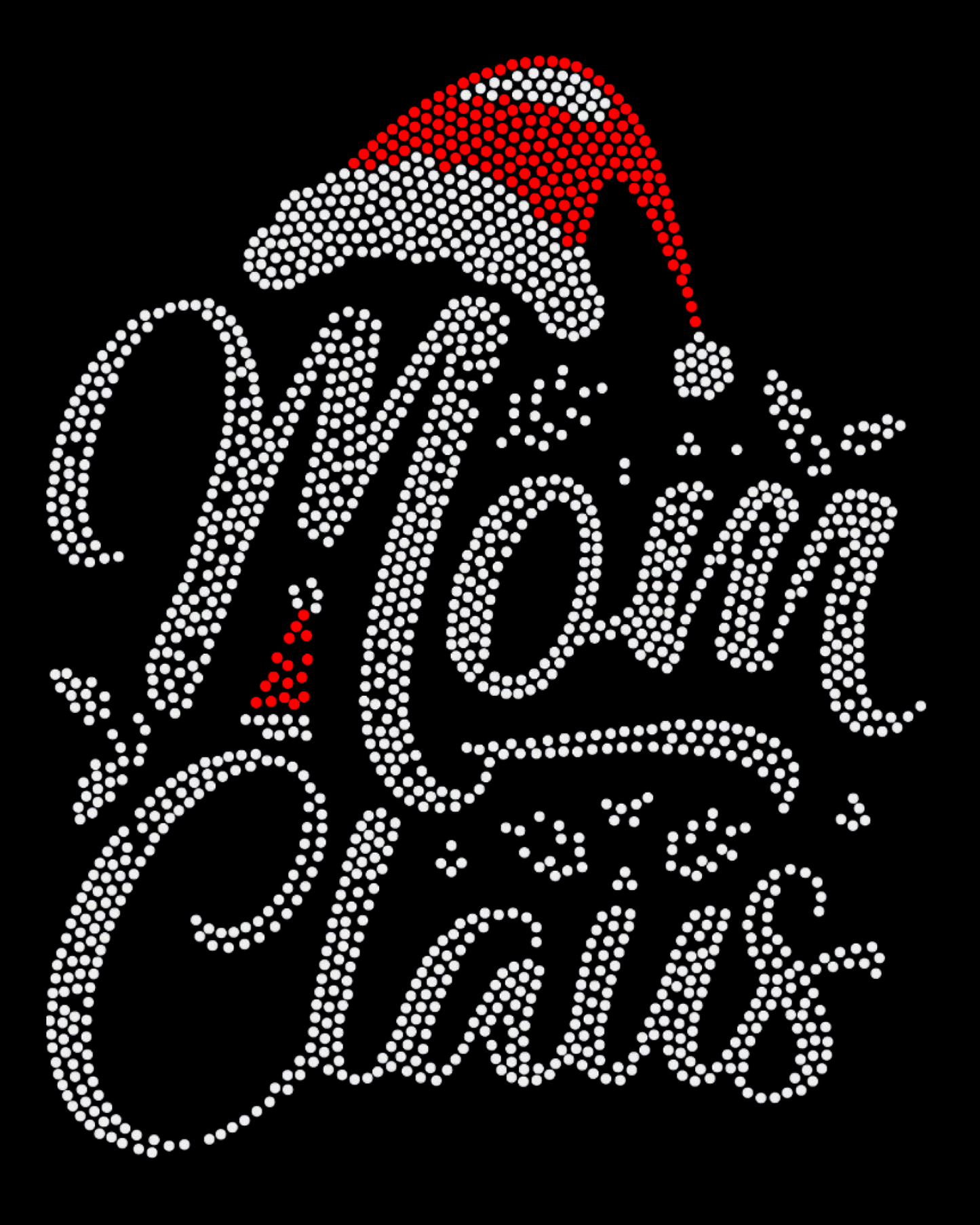 Mom Claus Spangled Women’s Relaxed Crew Neck T-Shirt