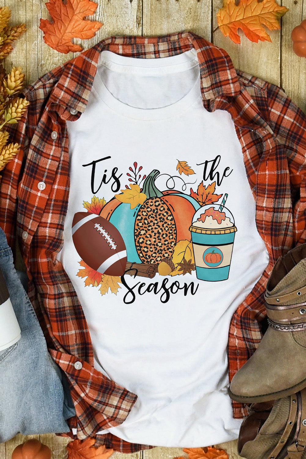 Tis The Season Fall Graphic Tee