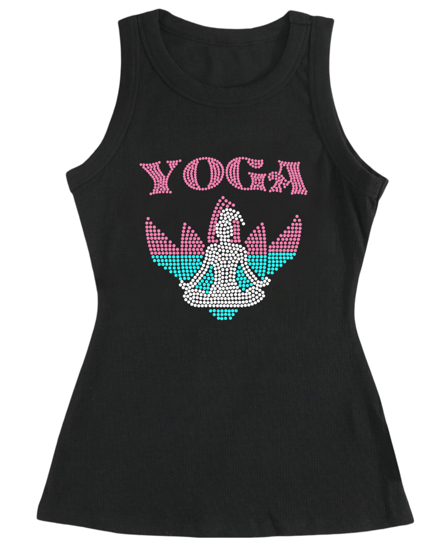 Yoga - 3 Color Rhinestone Design