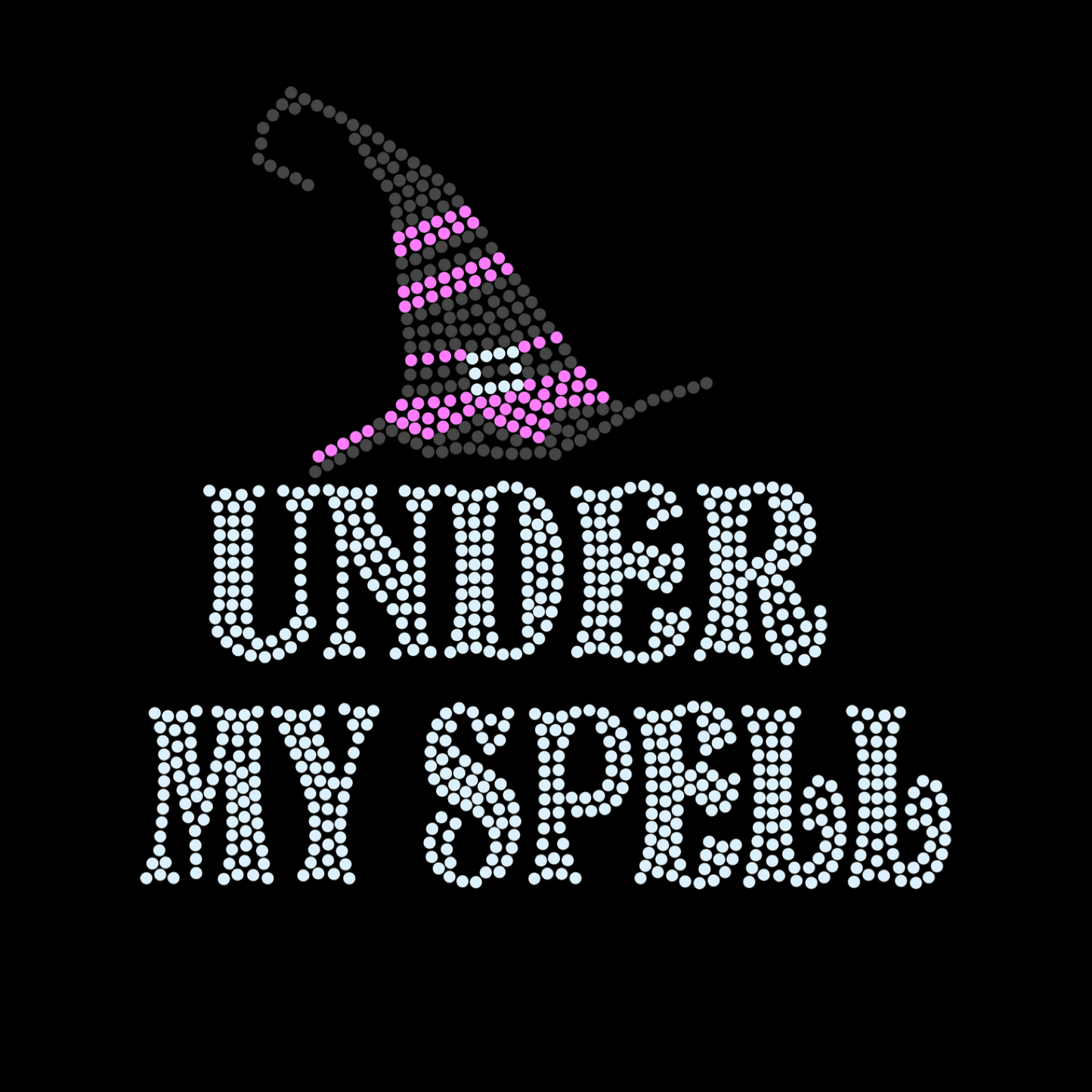 Under My Spell Rhinestone Womens Relaxed T-Shirt