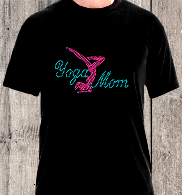 Yoga Mom Rhinestone Unisex T-Shirt