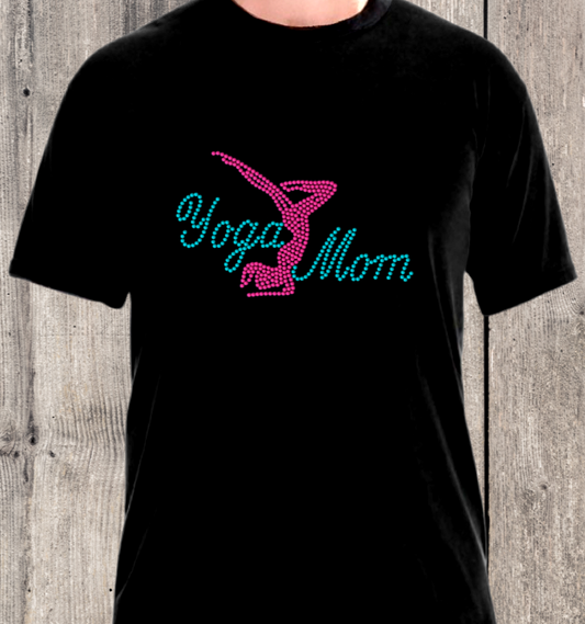 Yoga Mom Rhinestone Unisex T-Shirt