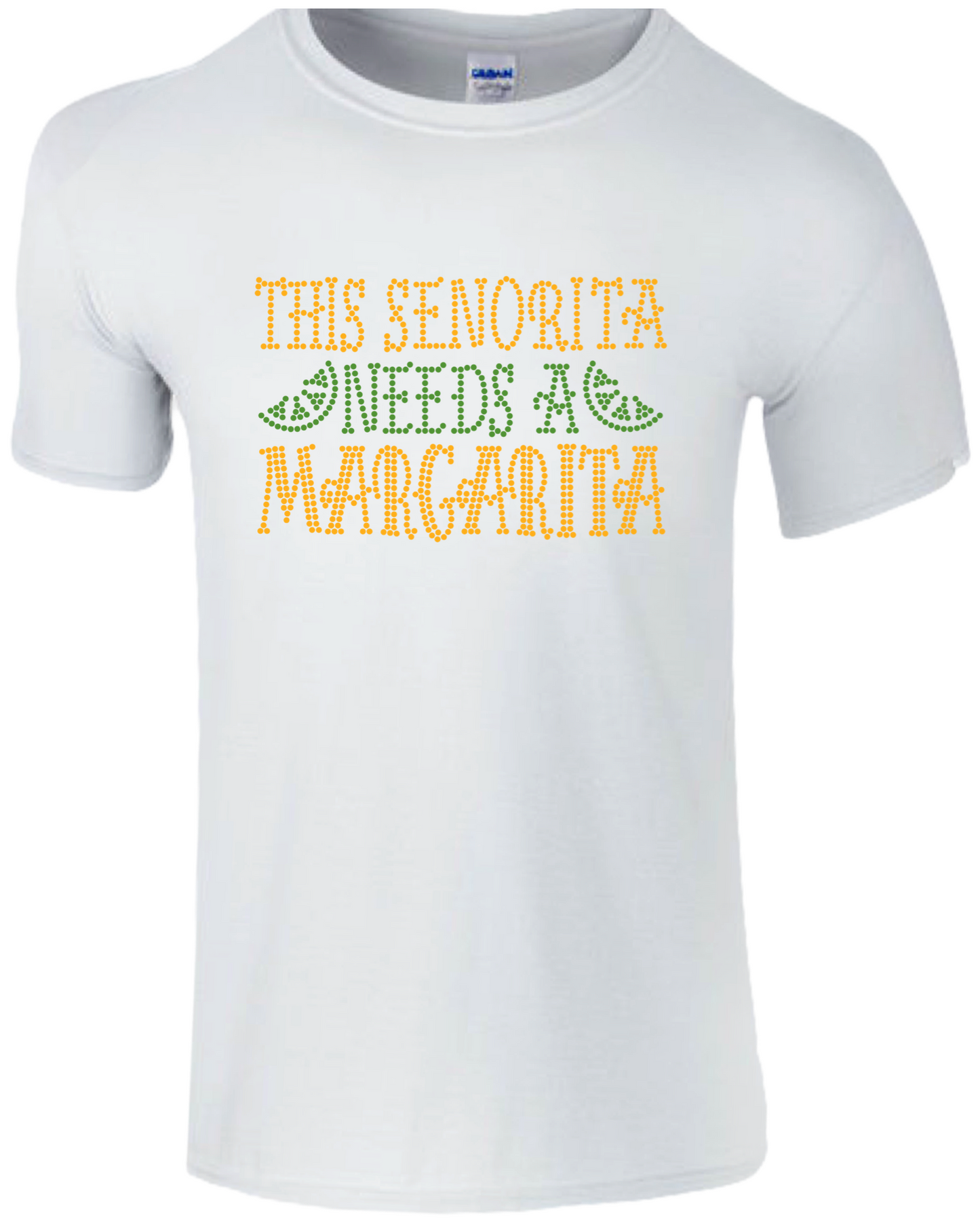 This Senorita Needs A Margarita Rhinestone Unisex T-Shirt