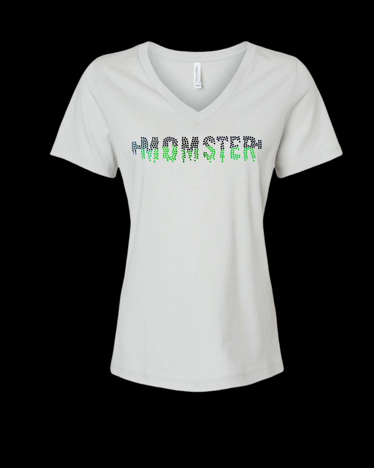 Momster Spangled Tops on White Apparel