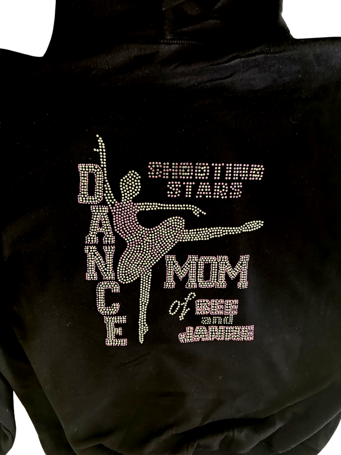 Dance Mom Of Rhinestone Zip-Up Hoodie