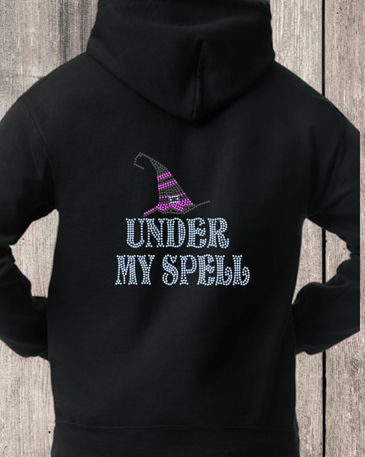 Under My Spell Rhinestone Pullover Hoodie