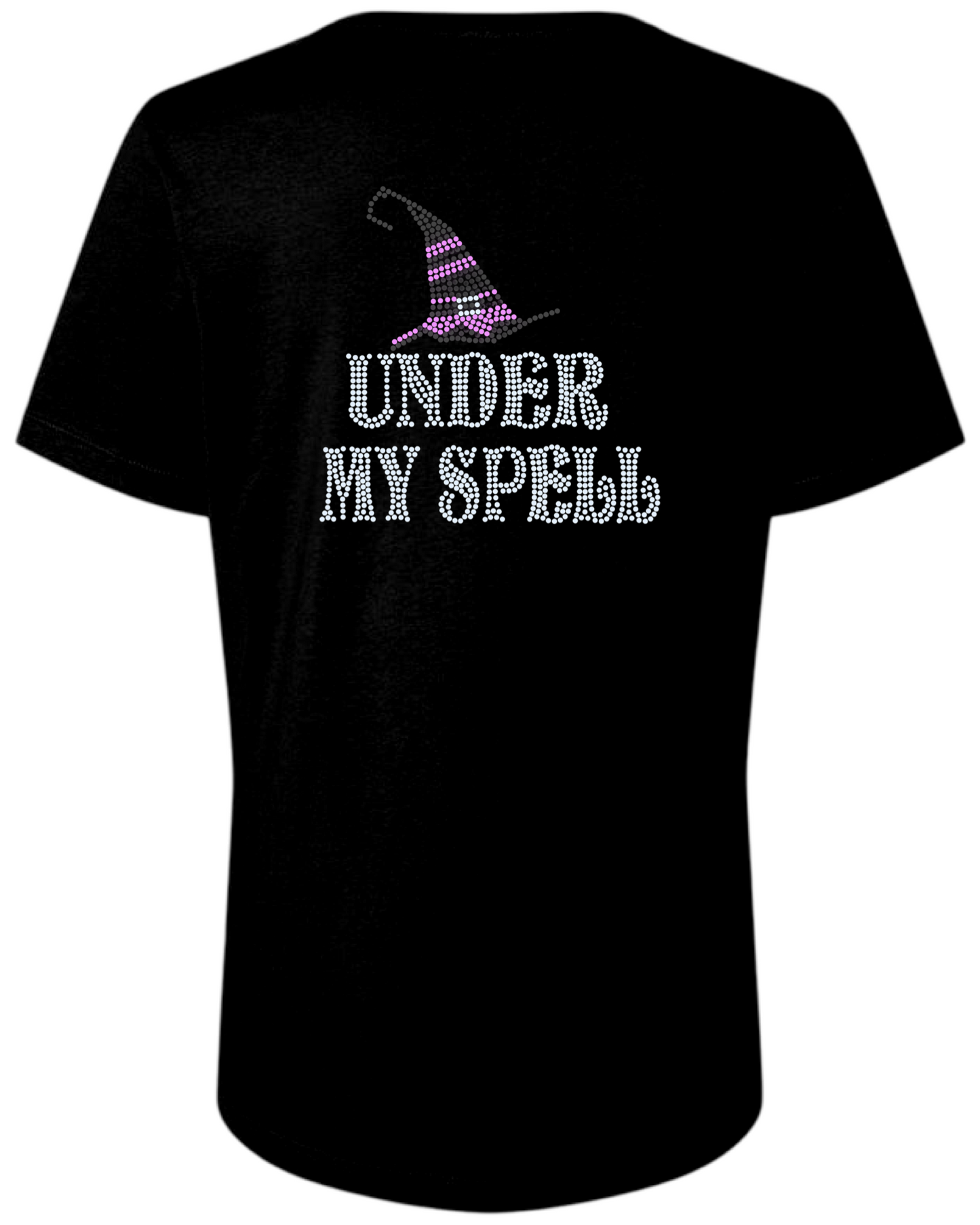 Under My Spell Rhinestone Womens Relaxed T-Shirt