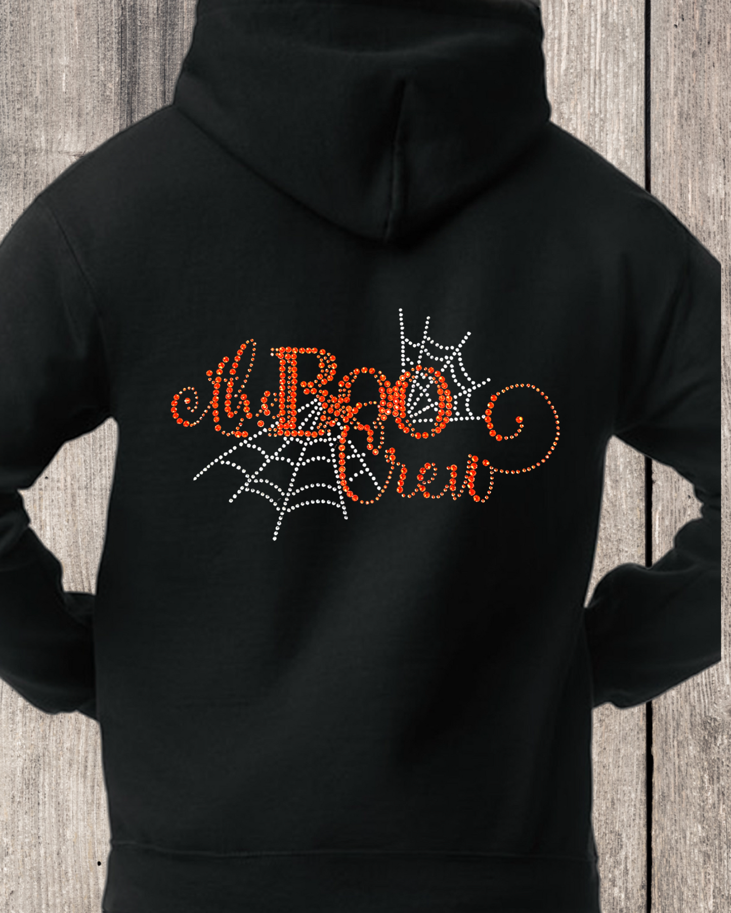 The Boo Crew Rhinestone Pullover Hoodie