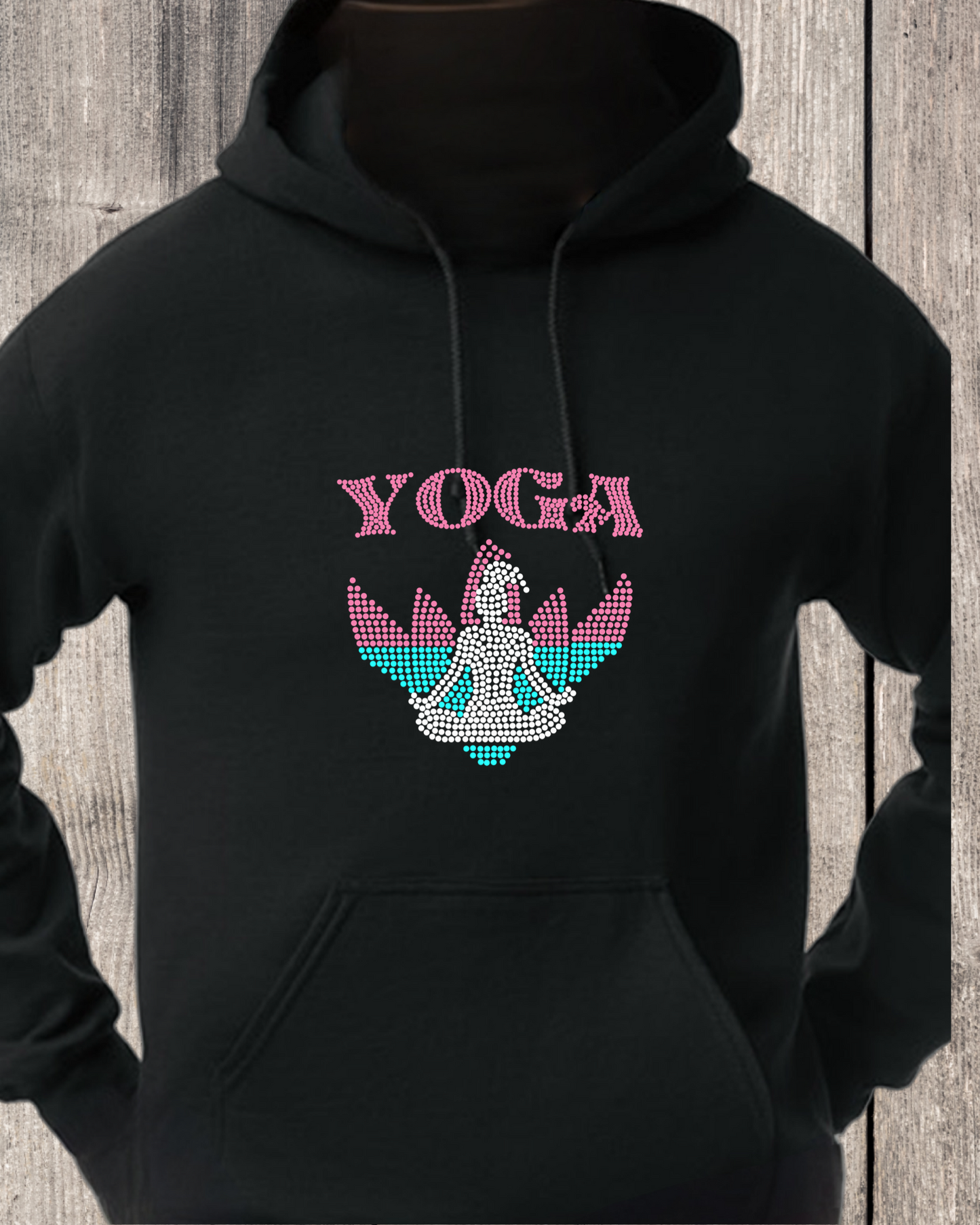 Yoga - 3 Color Rhinestone Design