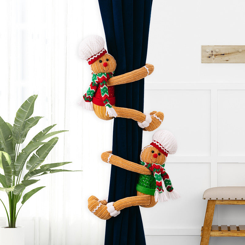 Christmas Gingerbread Curtain Clasp