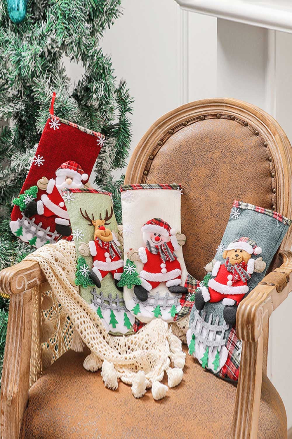 4 Pack Christmas Stockings