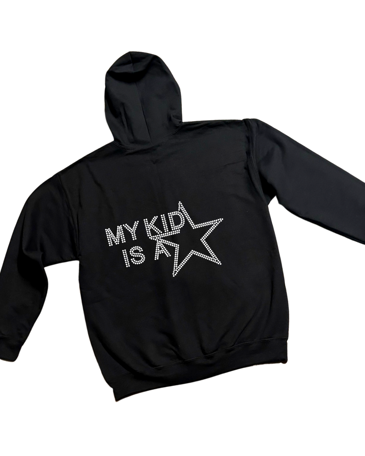 My Kid Is A Star Rhinestone Zip-Up Hoodie