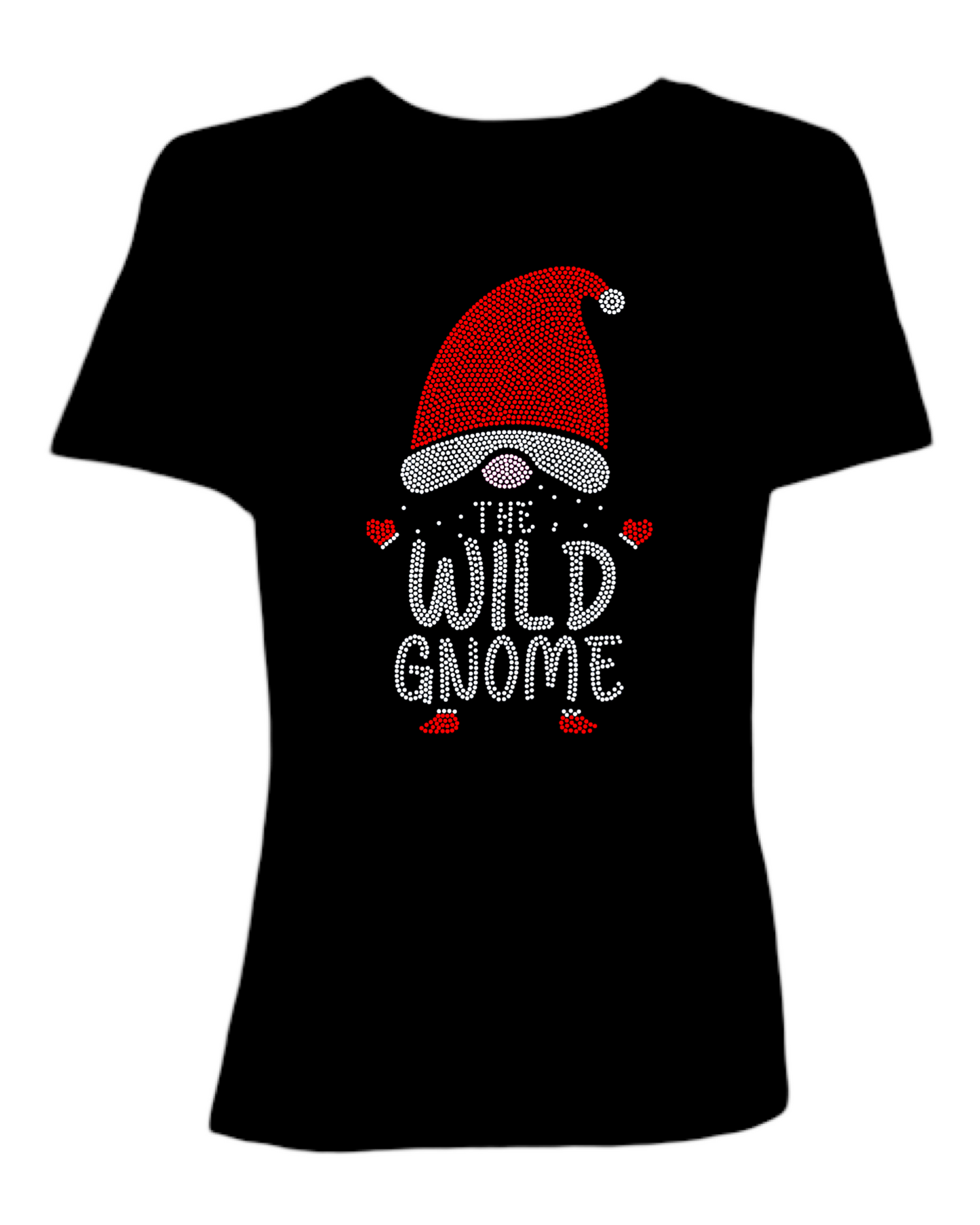 The Wild Gnome Holiday Spangled Women’s Relaxed Crew Neck T-Shirt