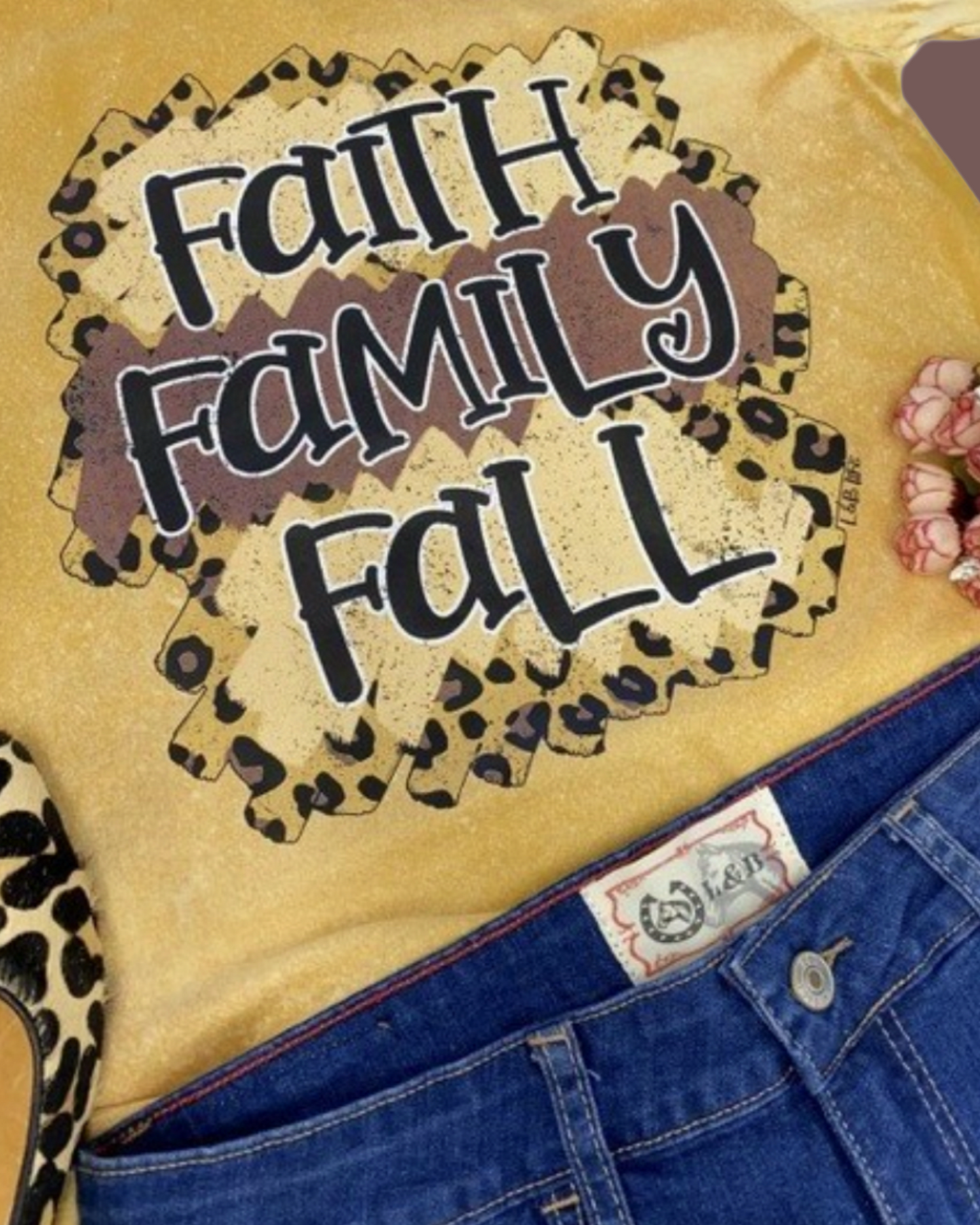 Faith Family Fall Graphic T-Shirt