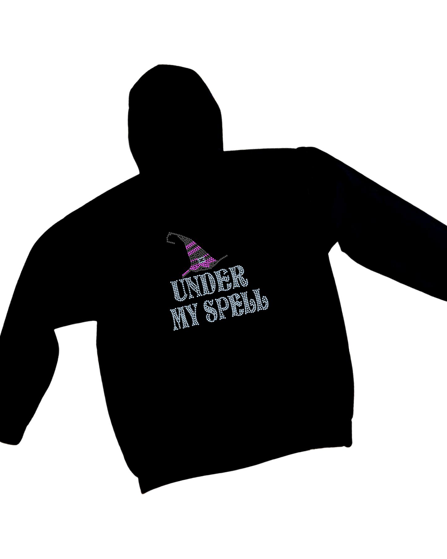 Under My Spell Rhinestone Zip-Up Hoodie