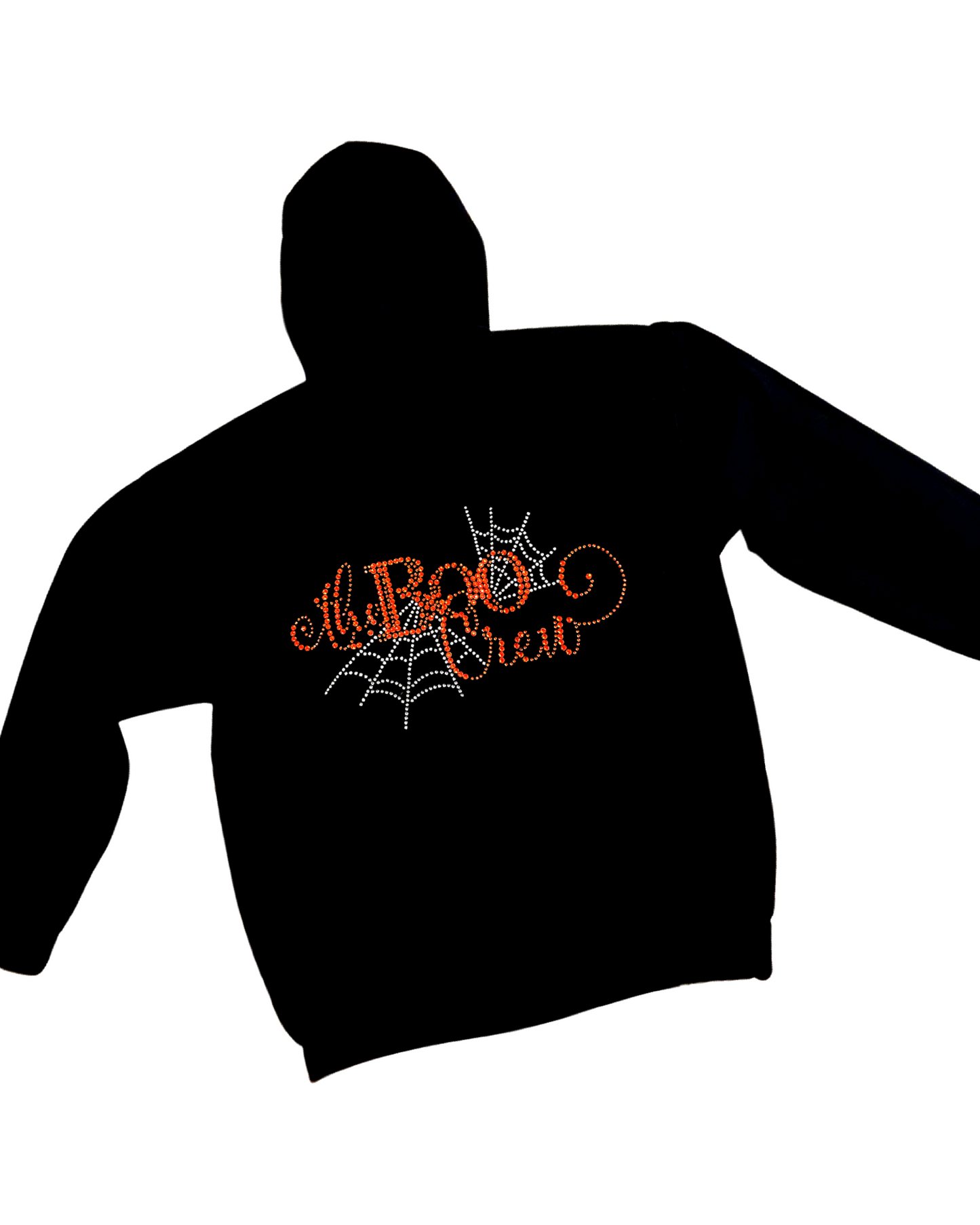 The Boo Crew Rhinestone Zip-Up Hoodie