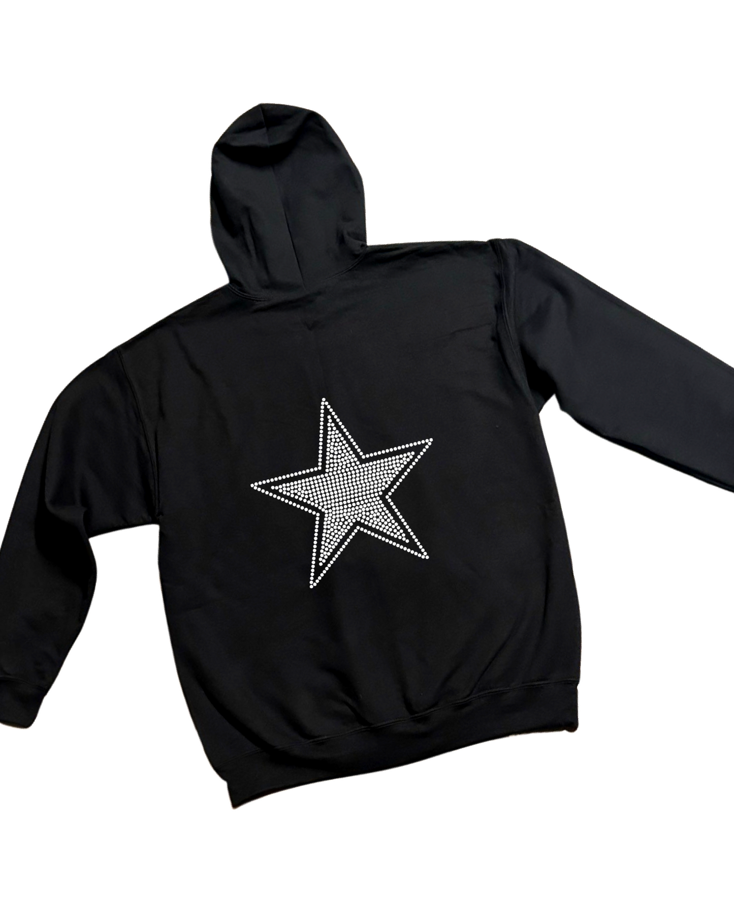 Star Rhinestone Zip-Up Hoodie