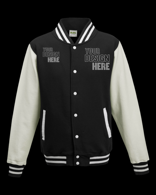 Fully Customizable Rhinestone Letterman Jacket