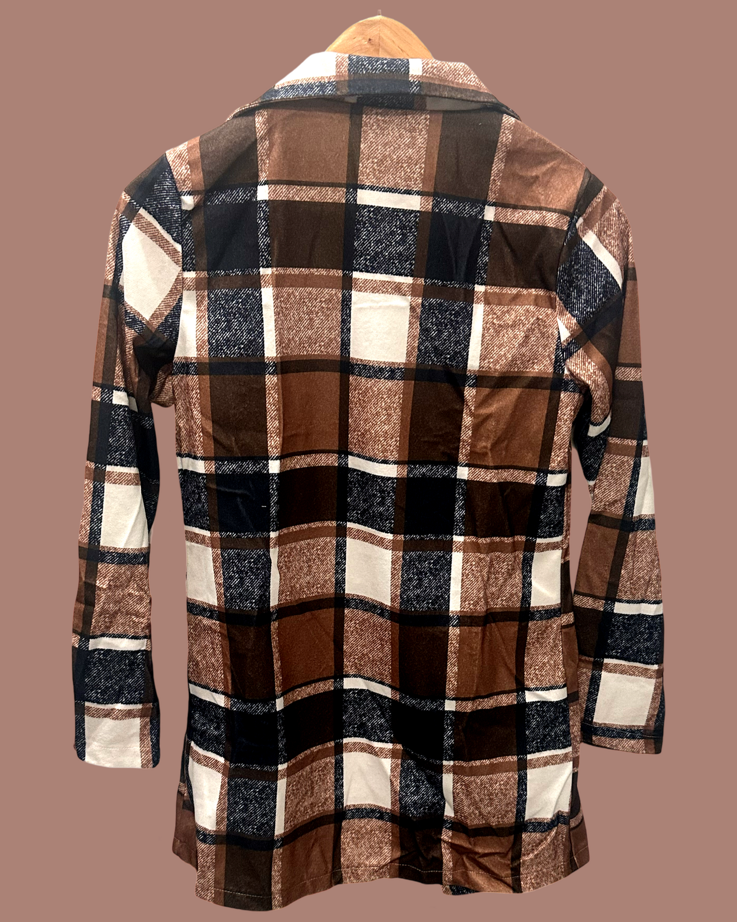 Tracie’s Blazer Plaid Light Weight Non Flannel