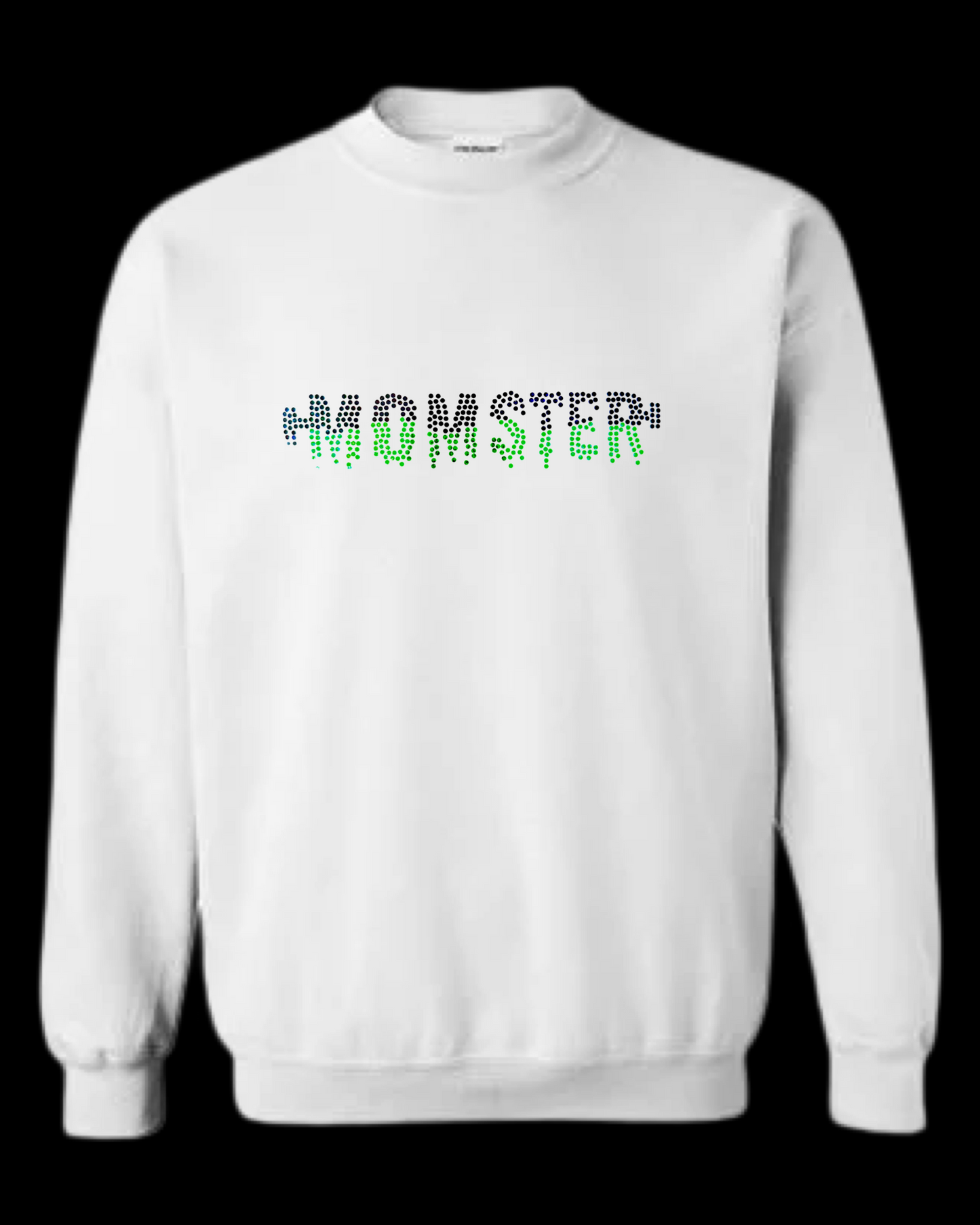 Momster Spangled Tops on White Apparel