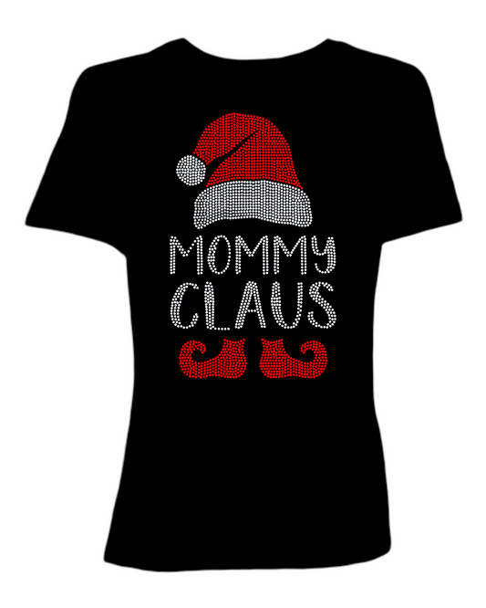 Mommy Claus Spangled Women’s Relaxed Crew Neck T-Shirt