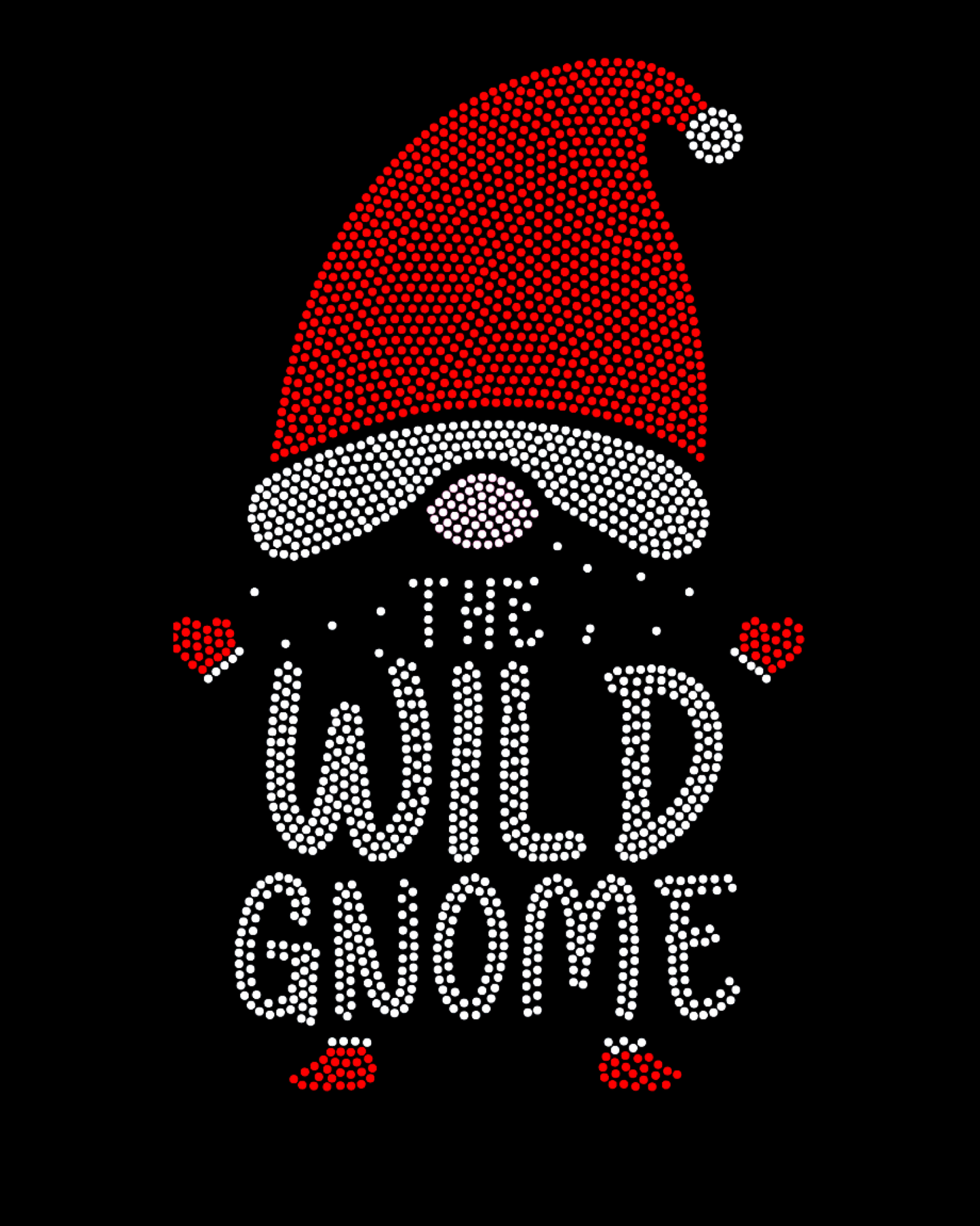 The Wild Gnome Holiday Spangled Women’s Relaxed Crew Neck T-Shirt