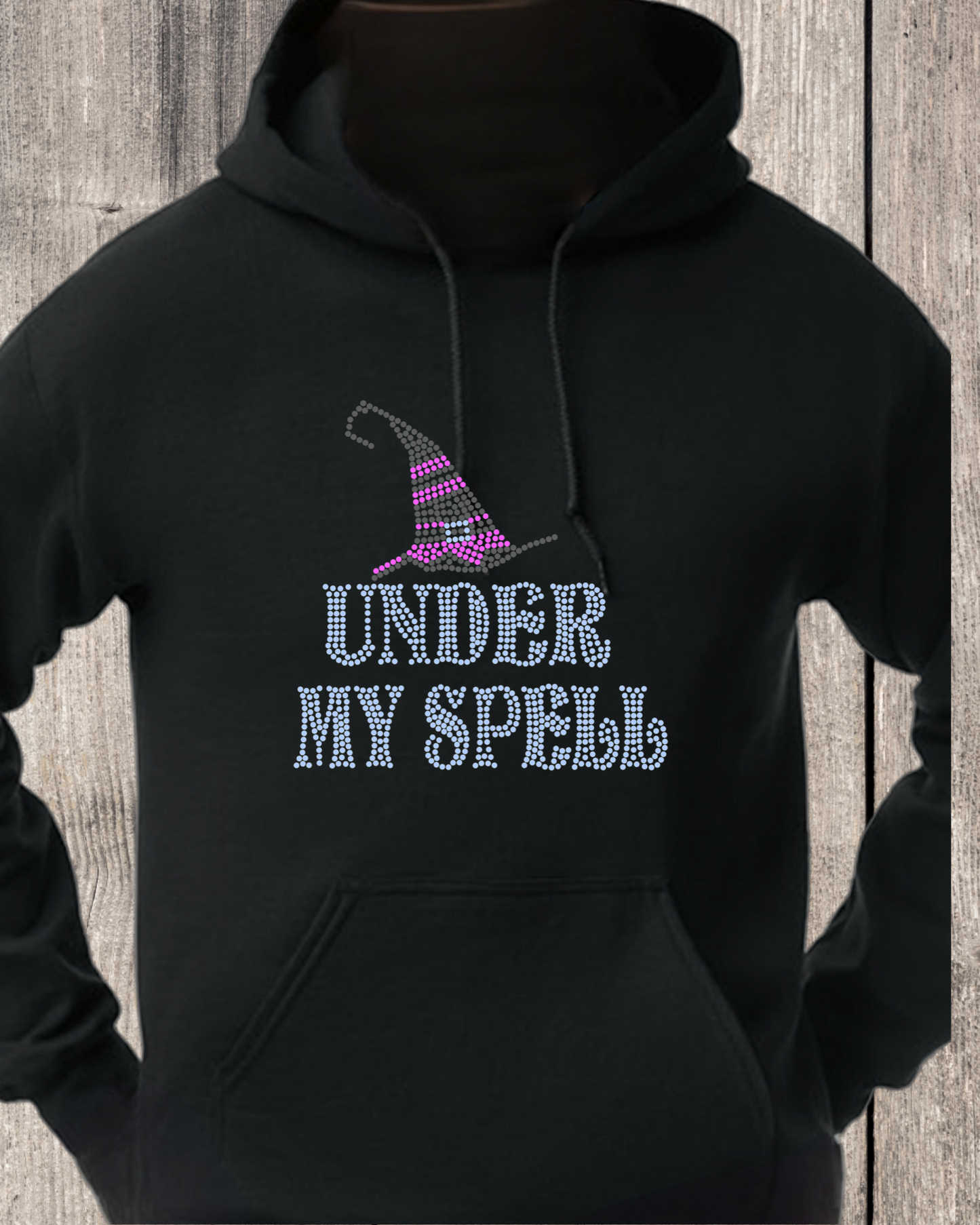 Under My Spell Rhinestone Pullover Hoodie