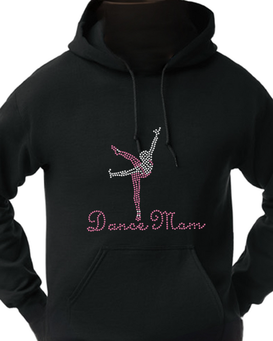 Dance Mom Rhinestone Pullover Hoodie