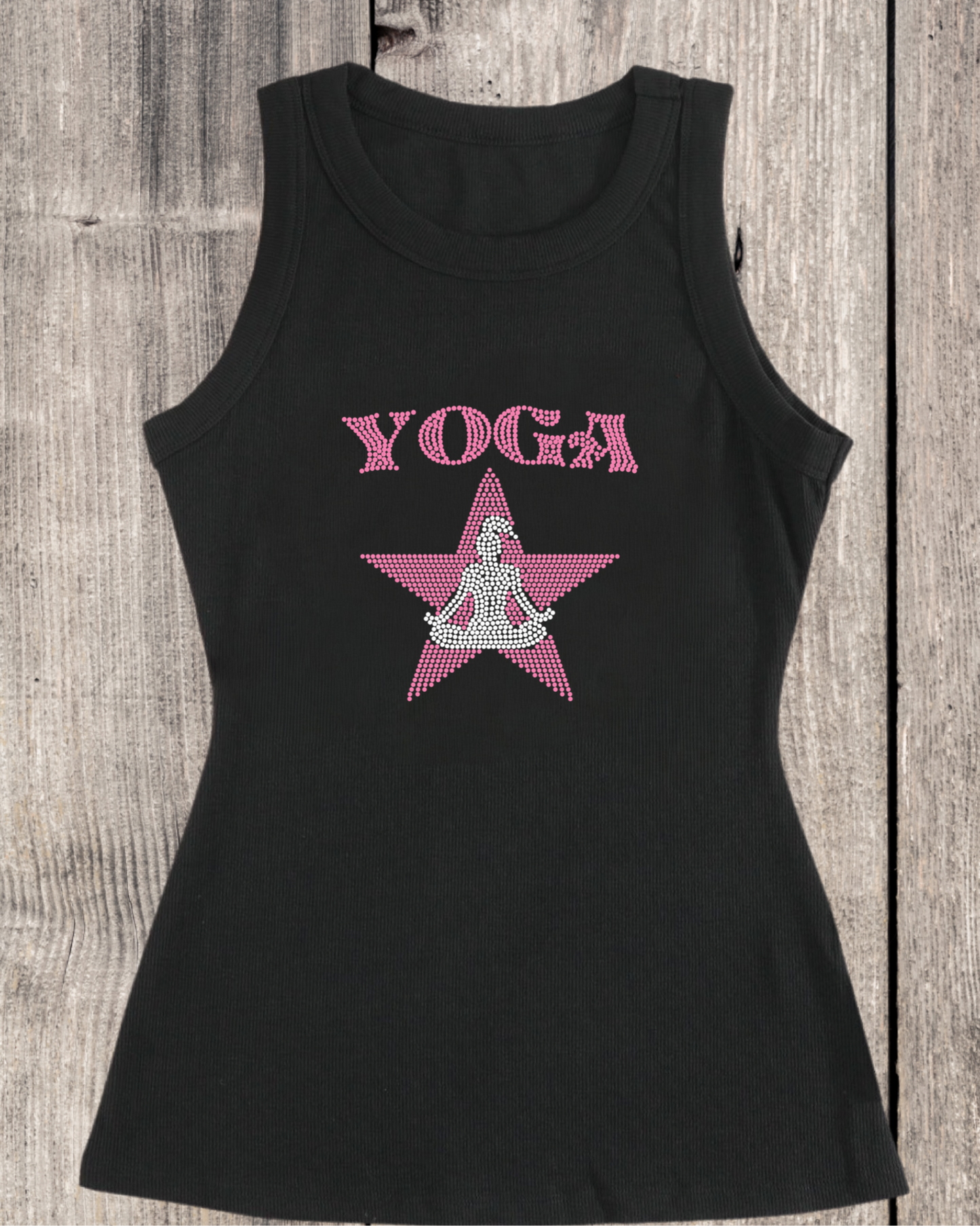 Yoga Star - 2 Color Rhinestone Design