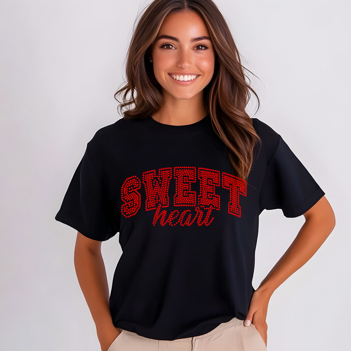 Sweet Heart Spangle T-Shirt
