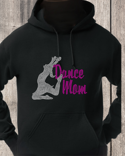 Dance Mom Rhinestone Pullover Hoodie