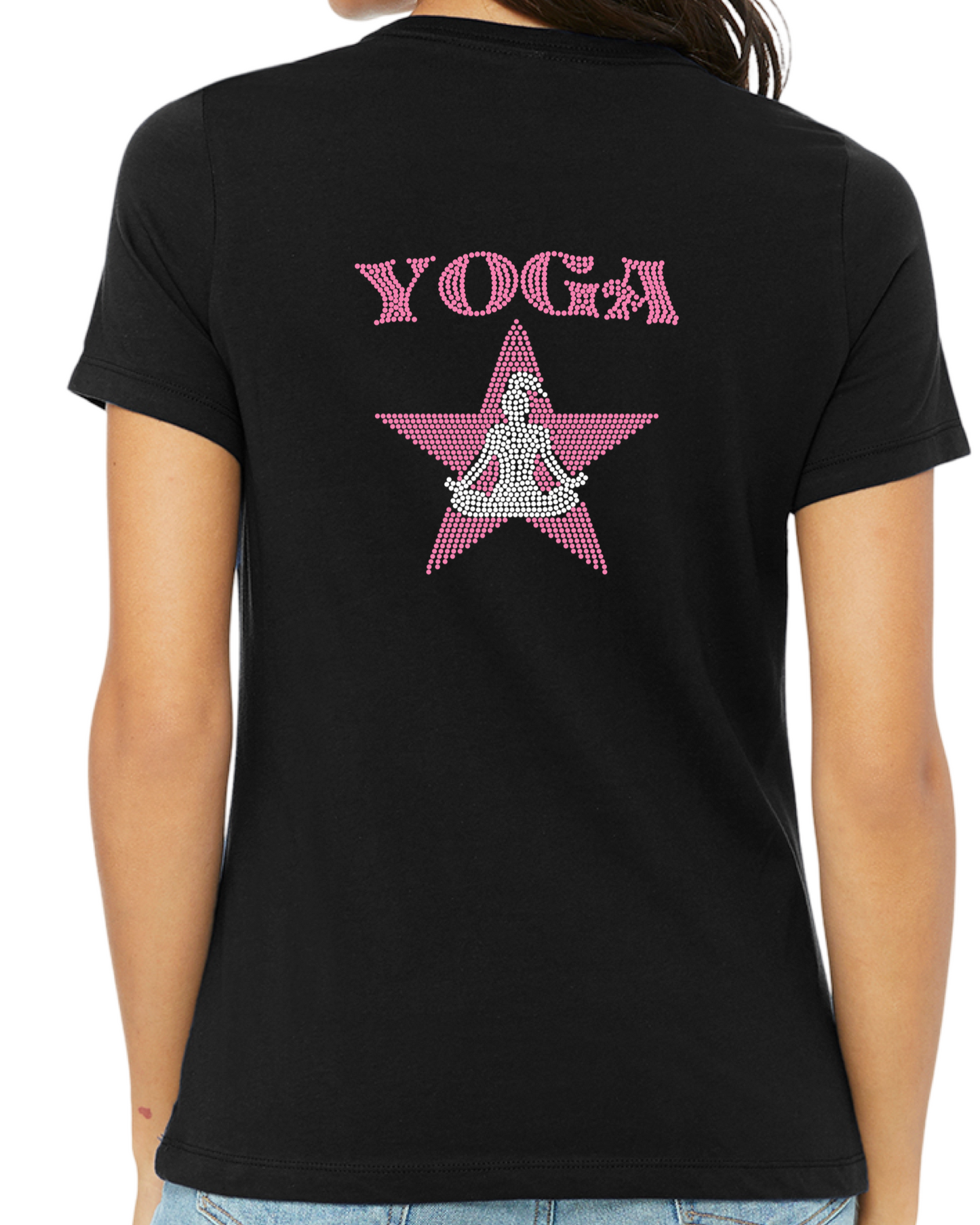 Yoga Star - 2 Color Rhinestone Design