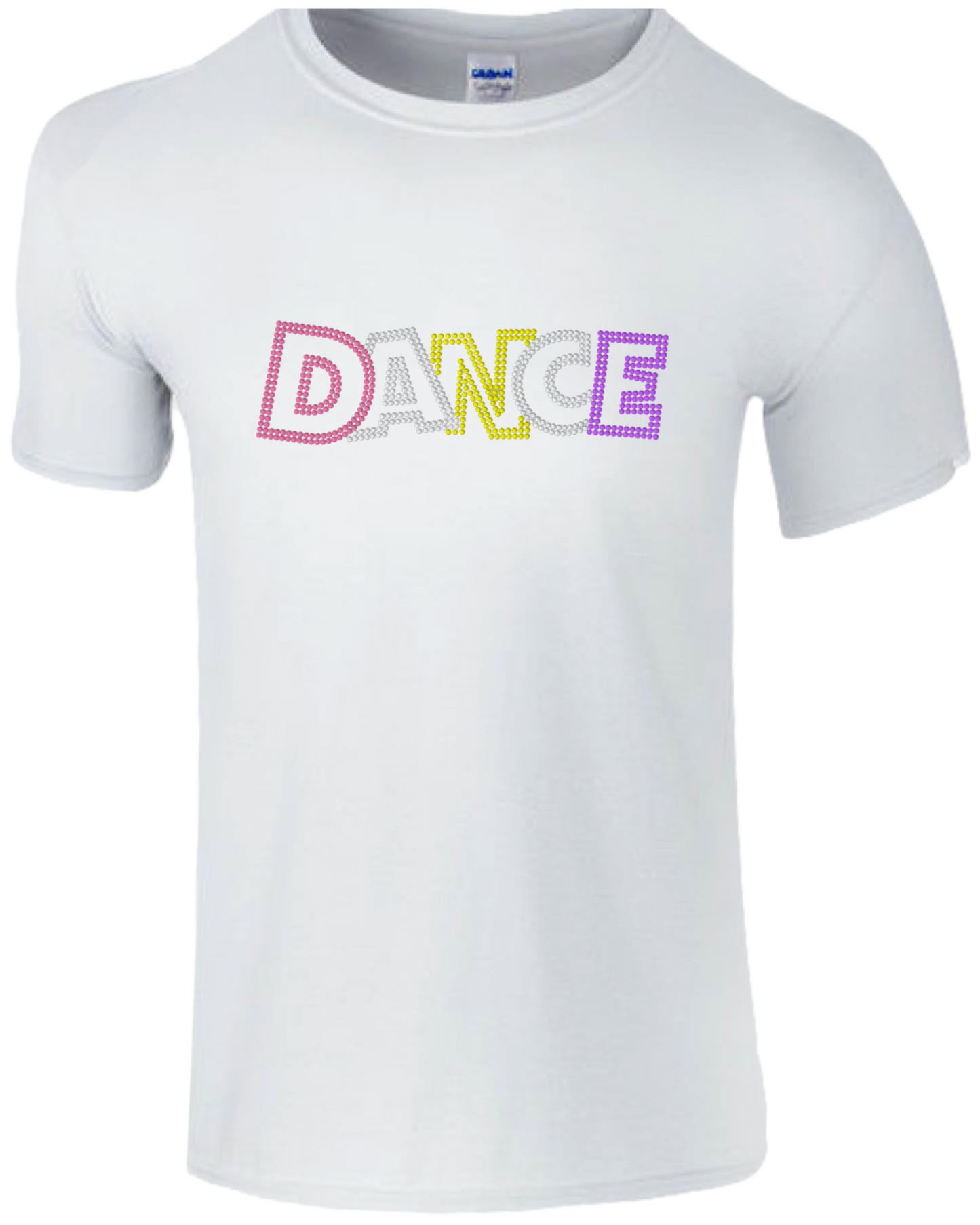 Dance Outline Rhinestone Unisex T-Shirt