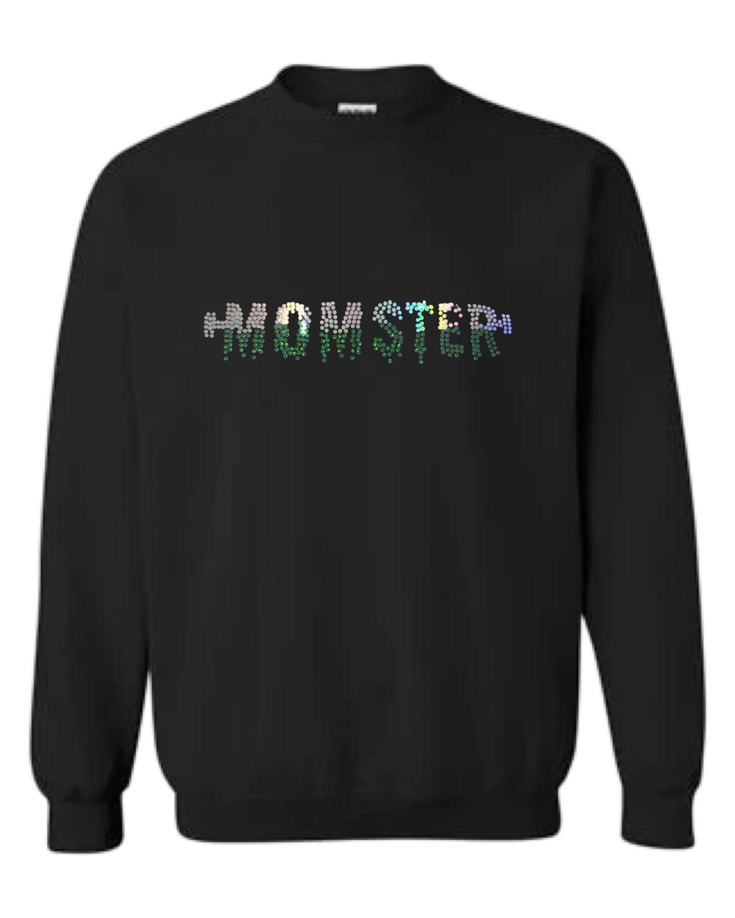 Momster Spangled Tops On Black Apparel