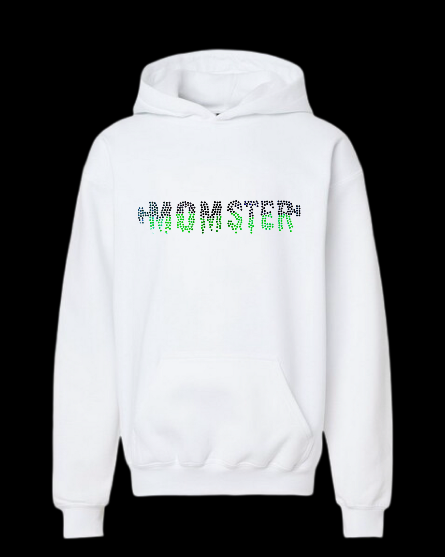 Momster Spangled Tops on White Apparel