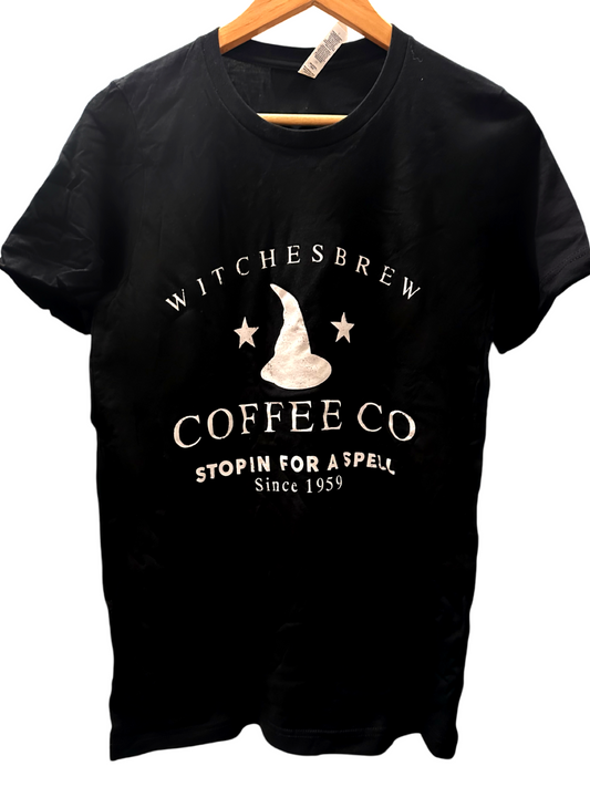 Witches Brew Coffee Co Stop In For A Spell Graphic T-Shirt