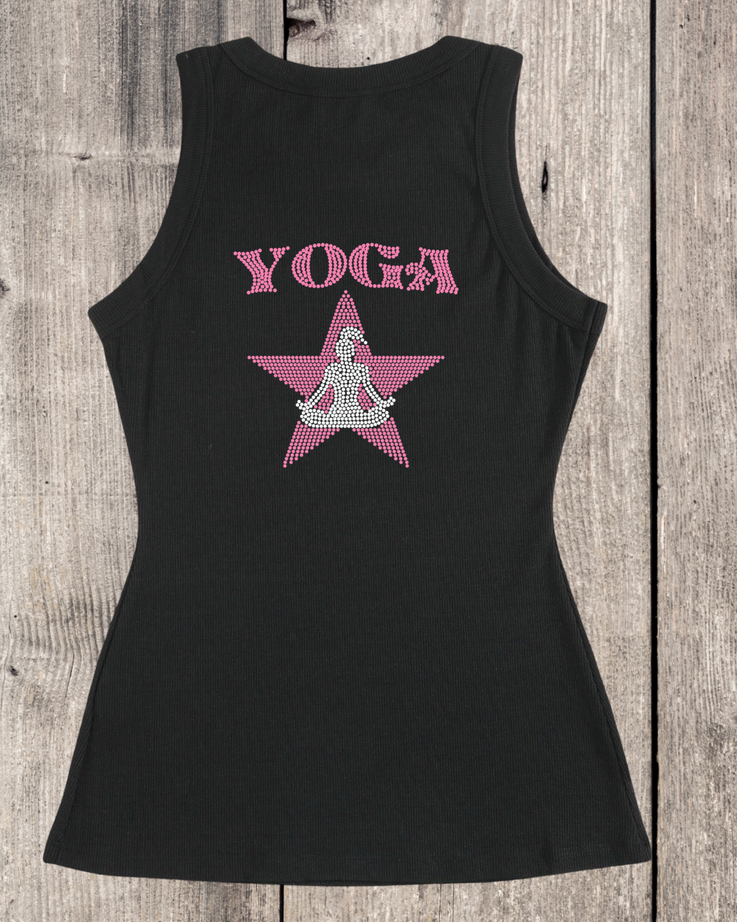 Yoga Star - 2 Color Rhinestone Design