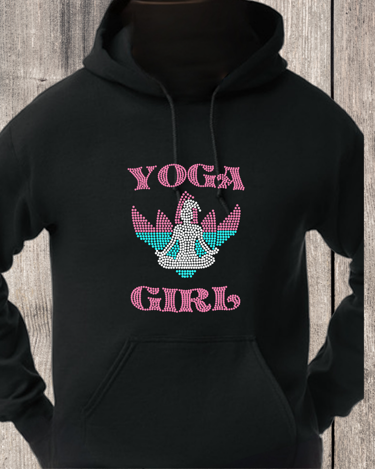 Yoga Girl - 3 Color Rhinestone Design