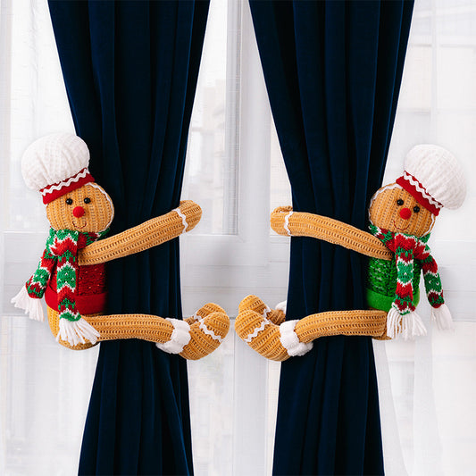 Christmas Gingerbread Curtain Clasp